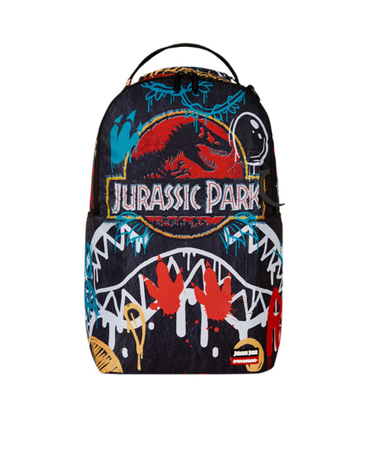Sprayground Jurassic poster splash backpack