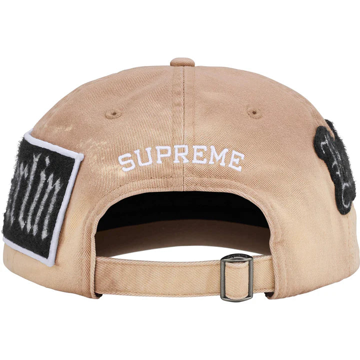 Supreme City Patches 6-Panel Hat Tan
