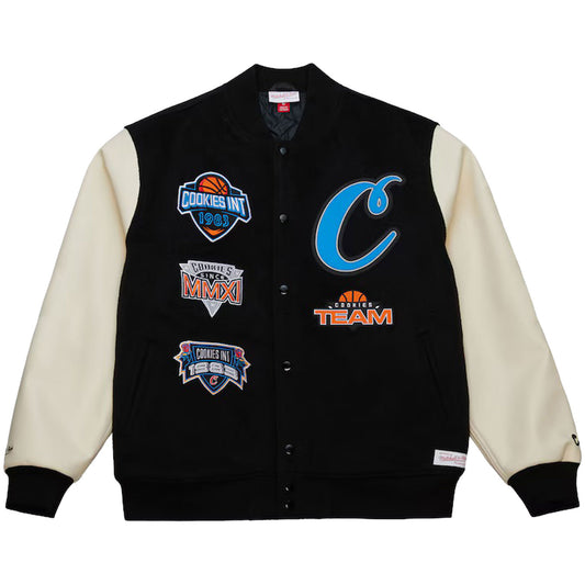 Cookies x Mitchell and Ness varsity jacket