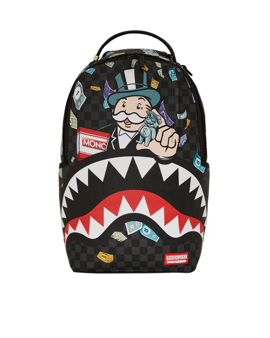Sprayground Monopoly shark rich backpack
