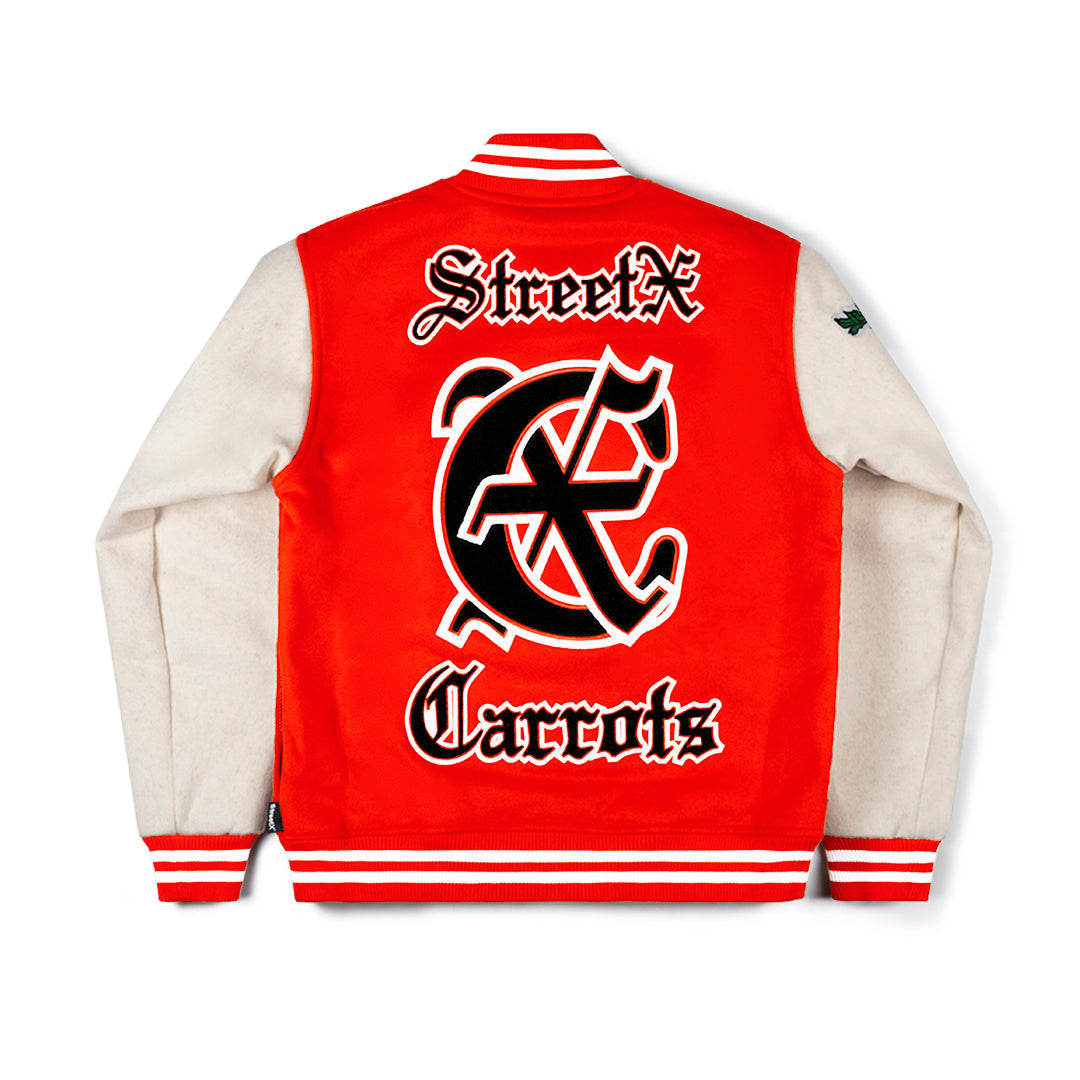 Carrots x Street X varsity jacket