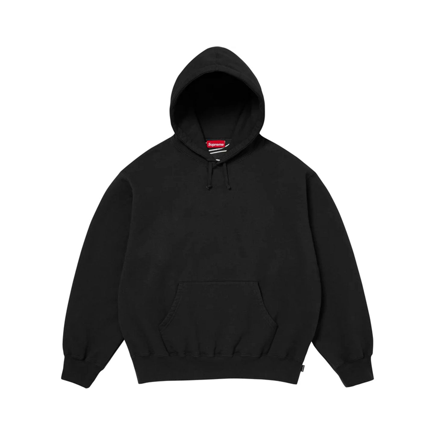 Supreme satin appliqué hooded sweatshirt