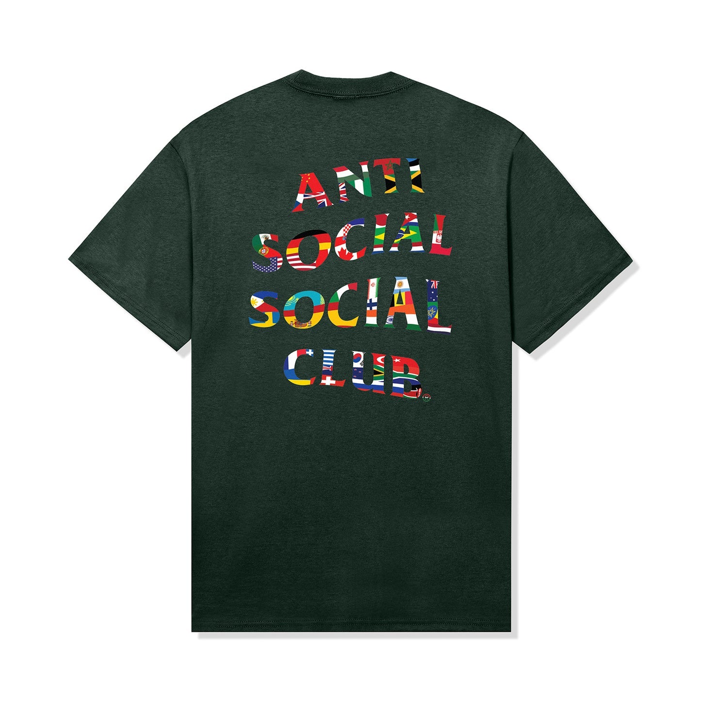 Anti Social Social Club flag collage tee