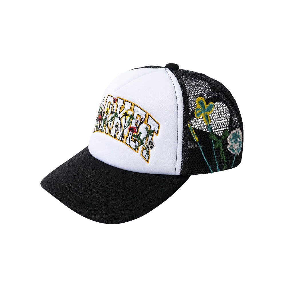 Market bouquet trucker hat
