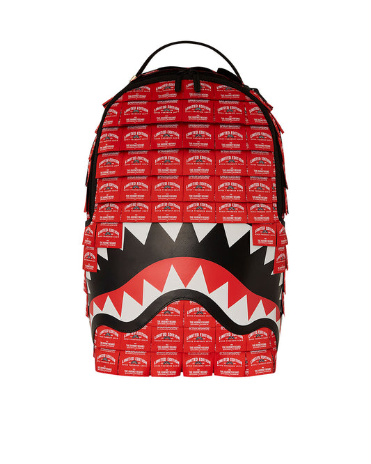 Sprayground made of woven labels shark backpack