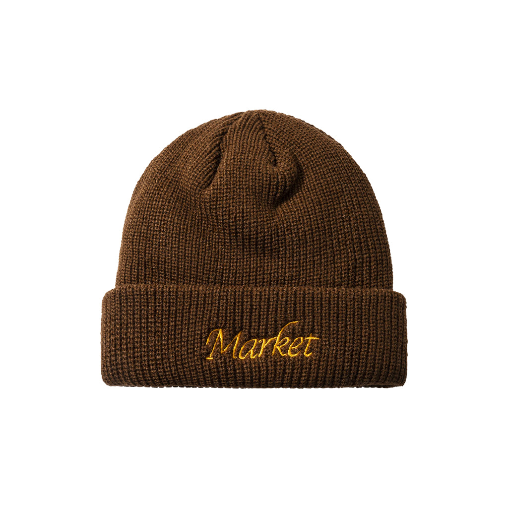 Market smiley upside down beanie