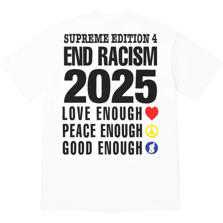 Supreme x Good Enough end racism tee
