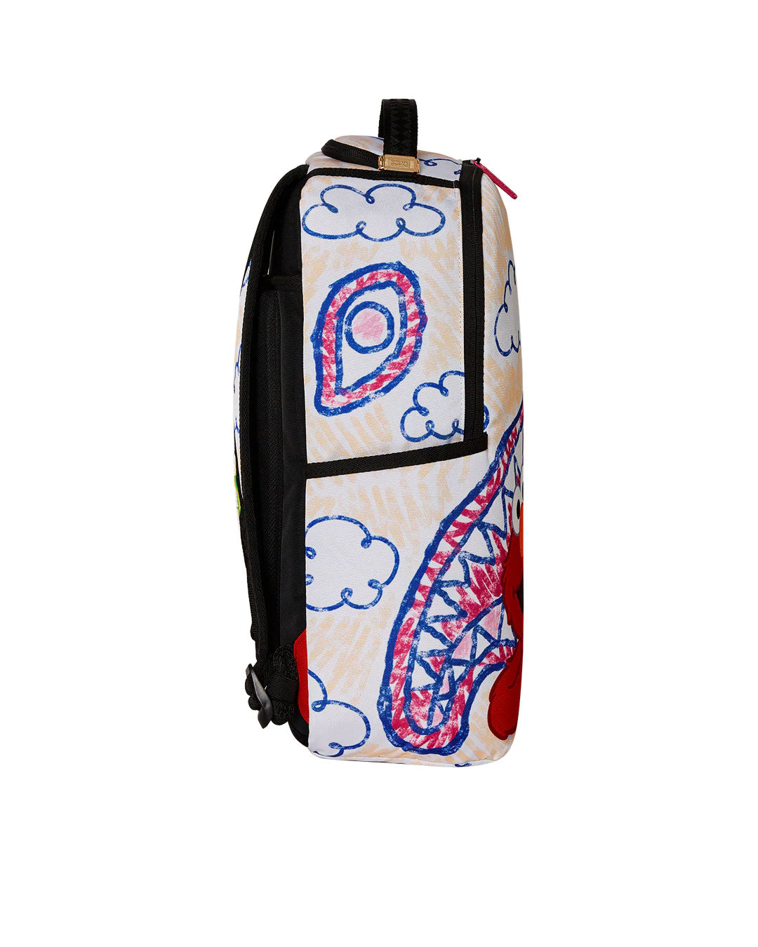 Sprayground Elmo’s world shark sketch backpack