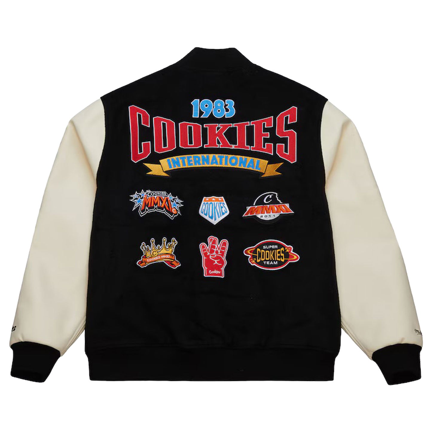 Cookies x Mitchell and Ness varsity jacket
