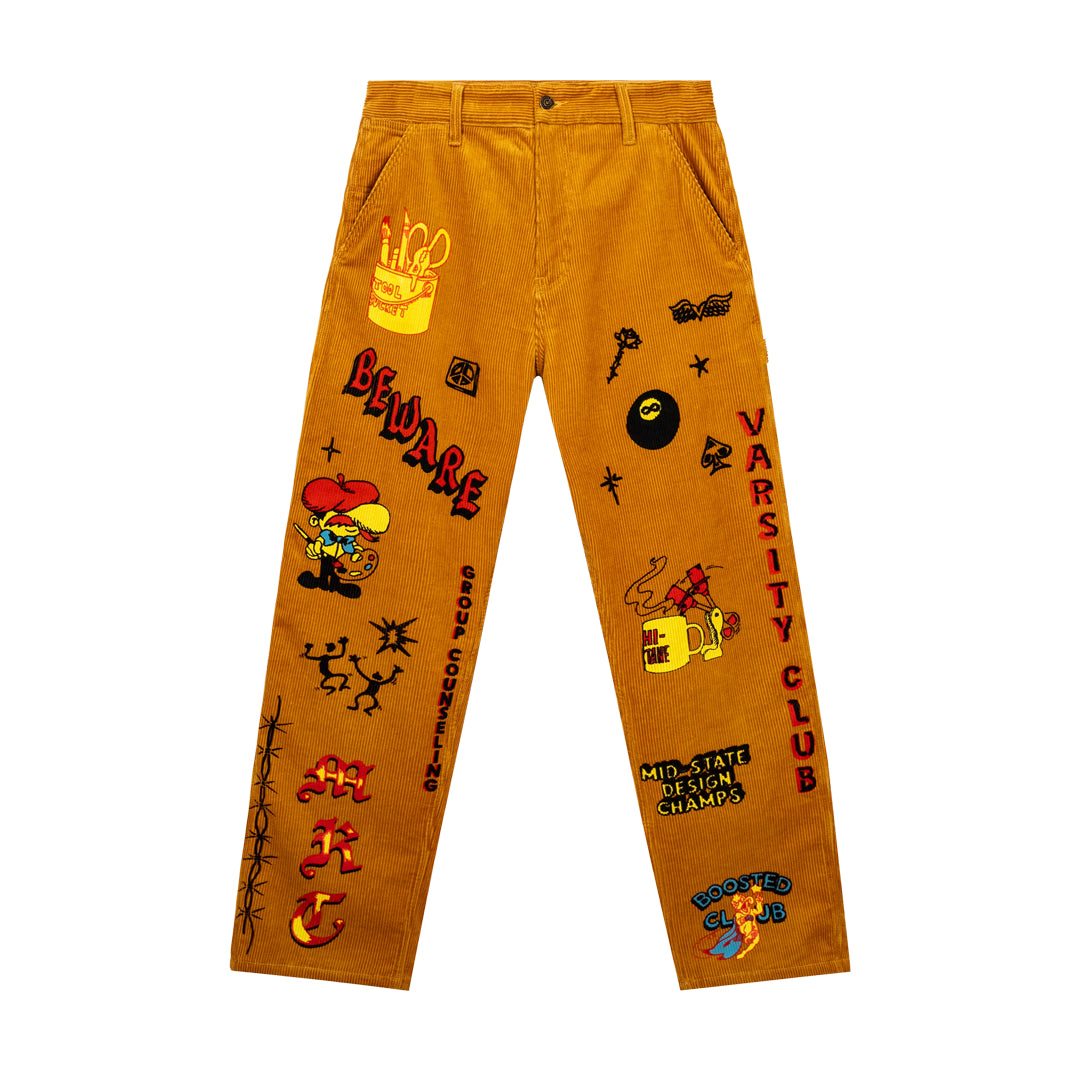 Market booster club corduroy pants