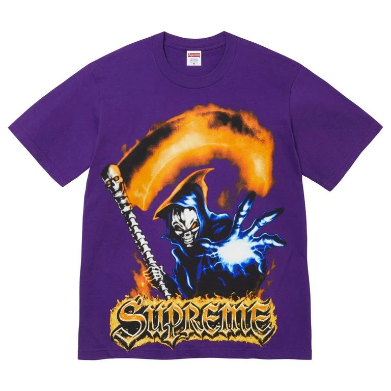 Supreme Grim Reaper Tee Purple – NECKBREAKERZ