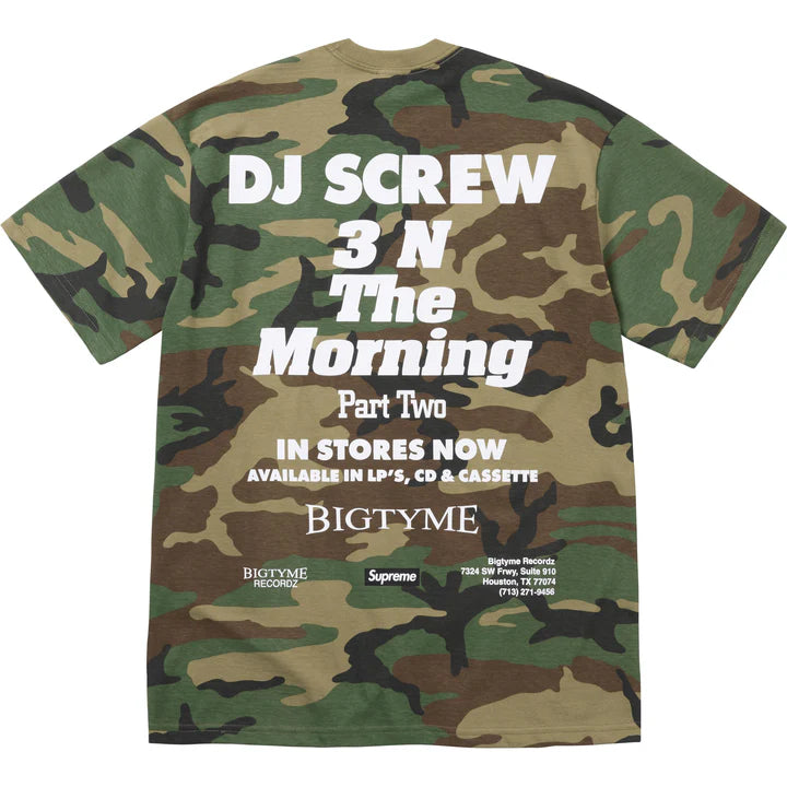 Supreme DJ Screw SUC Tee Camo