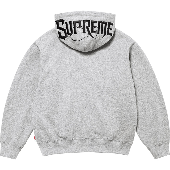 Supreme x Mister Cartoon zip up hooded sweatshirt