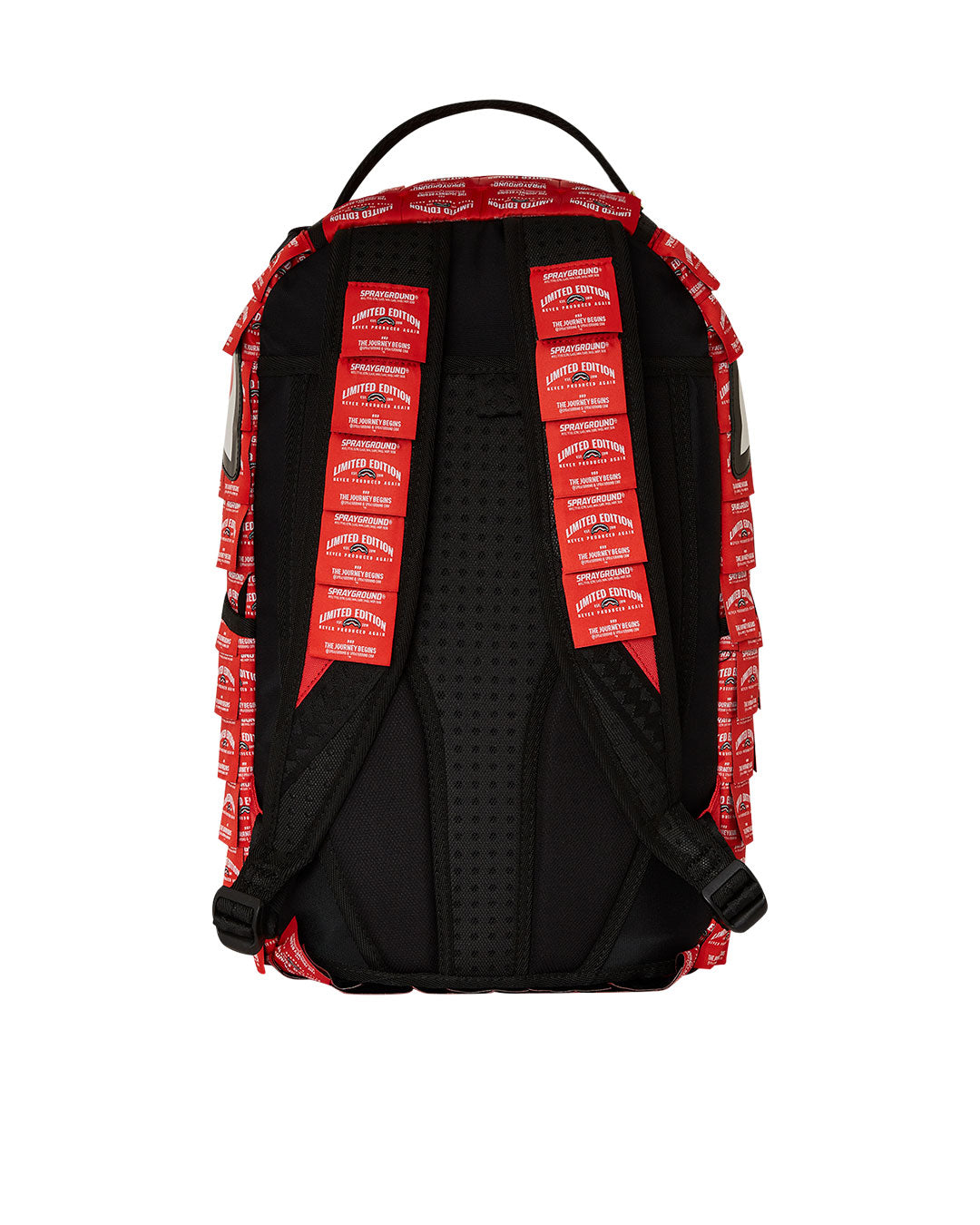 Sprayground made of woven labels shark backpack