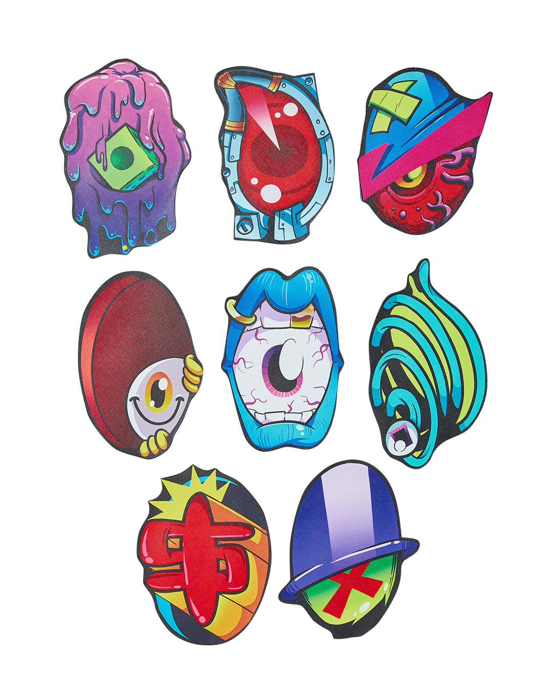 Sprayground eyes on the prize backpack (removable velcro eyes)