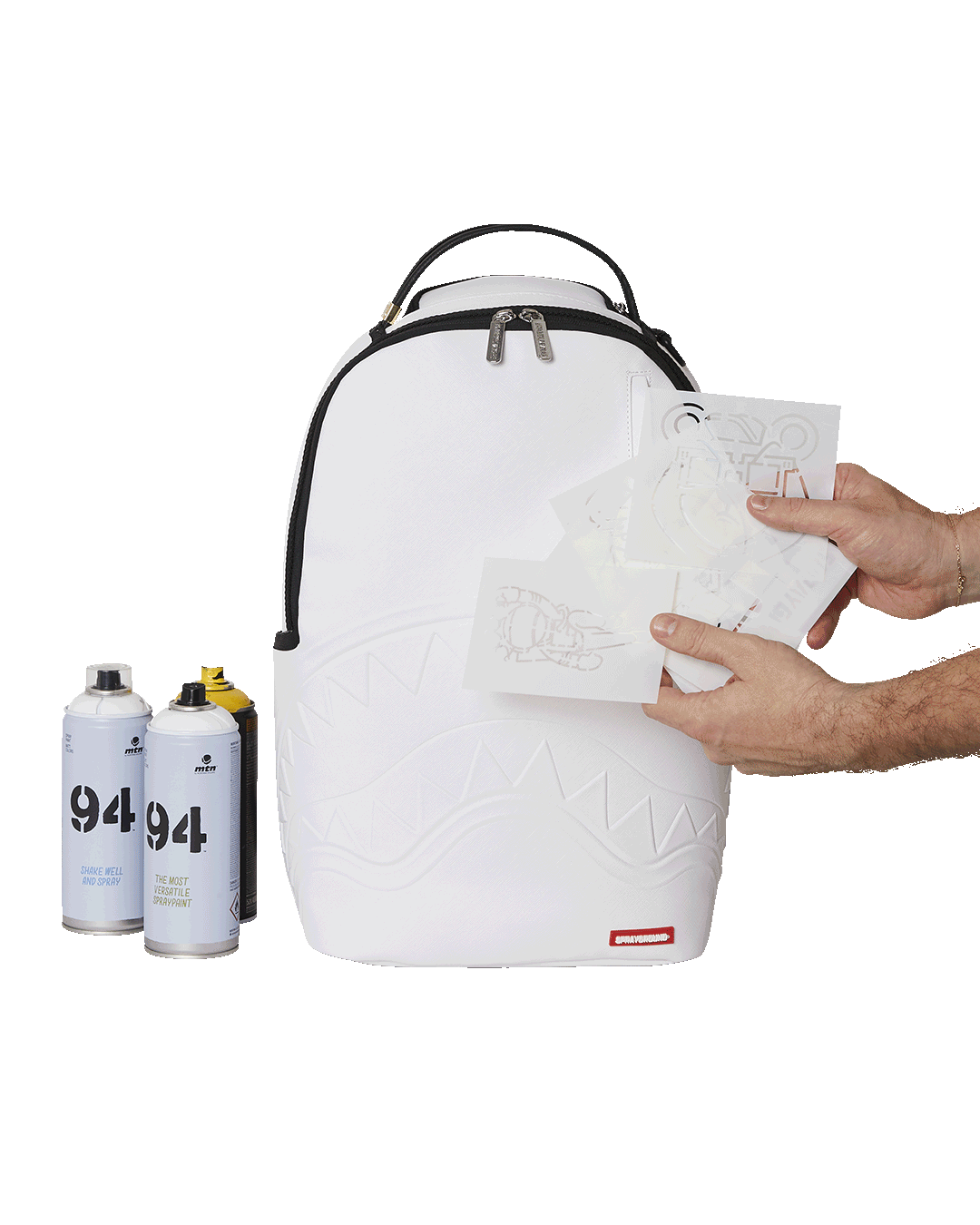 Sprayground graffiti artist design your own backpack 9 stencils included