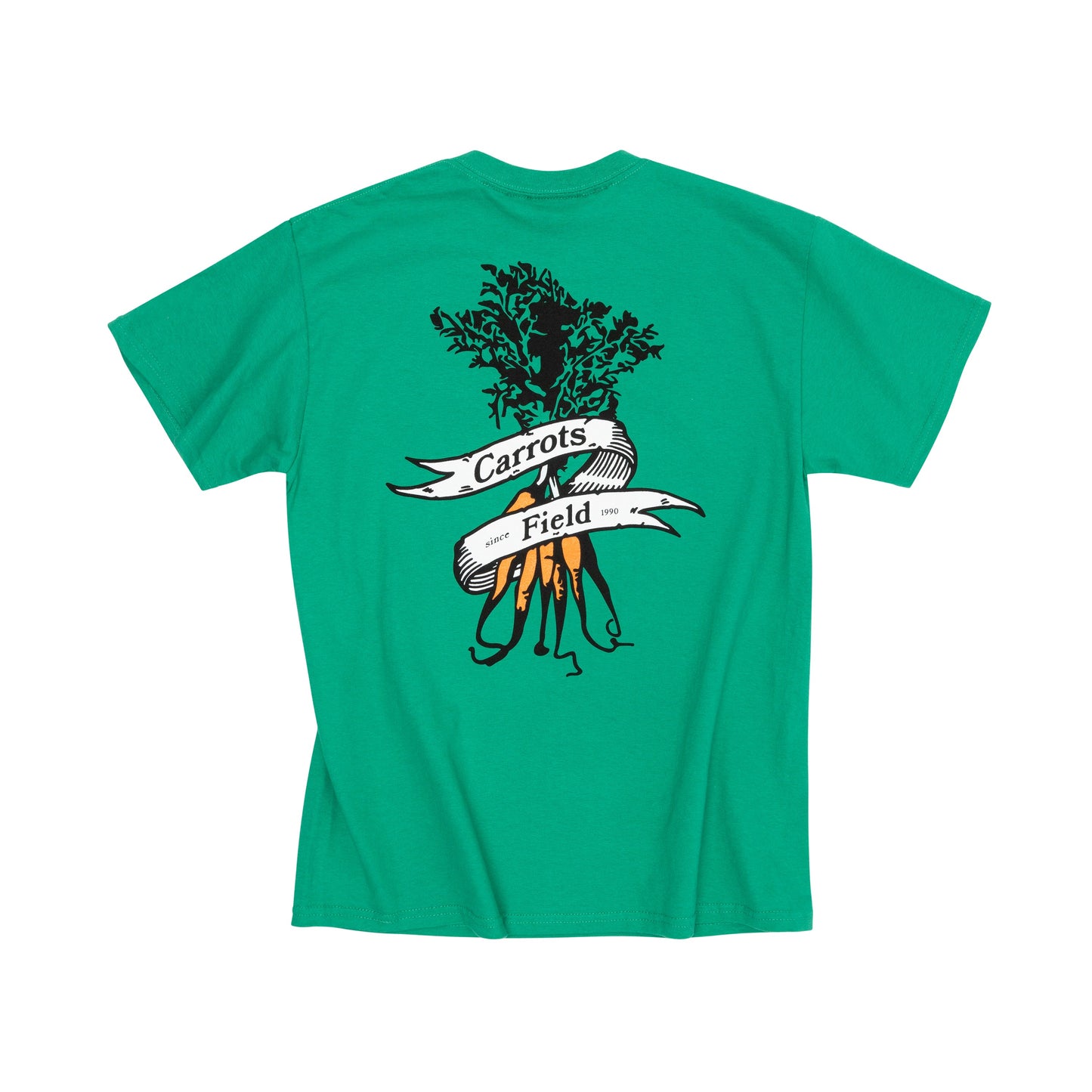 Carrots banner tee kelly green