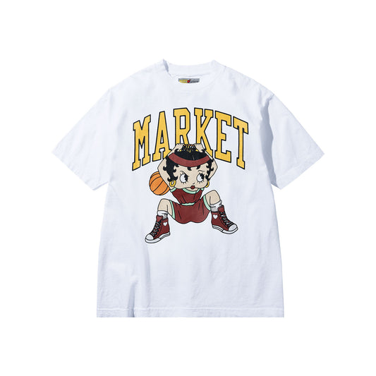 Market x Betty Boop dunking tee white
