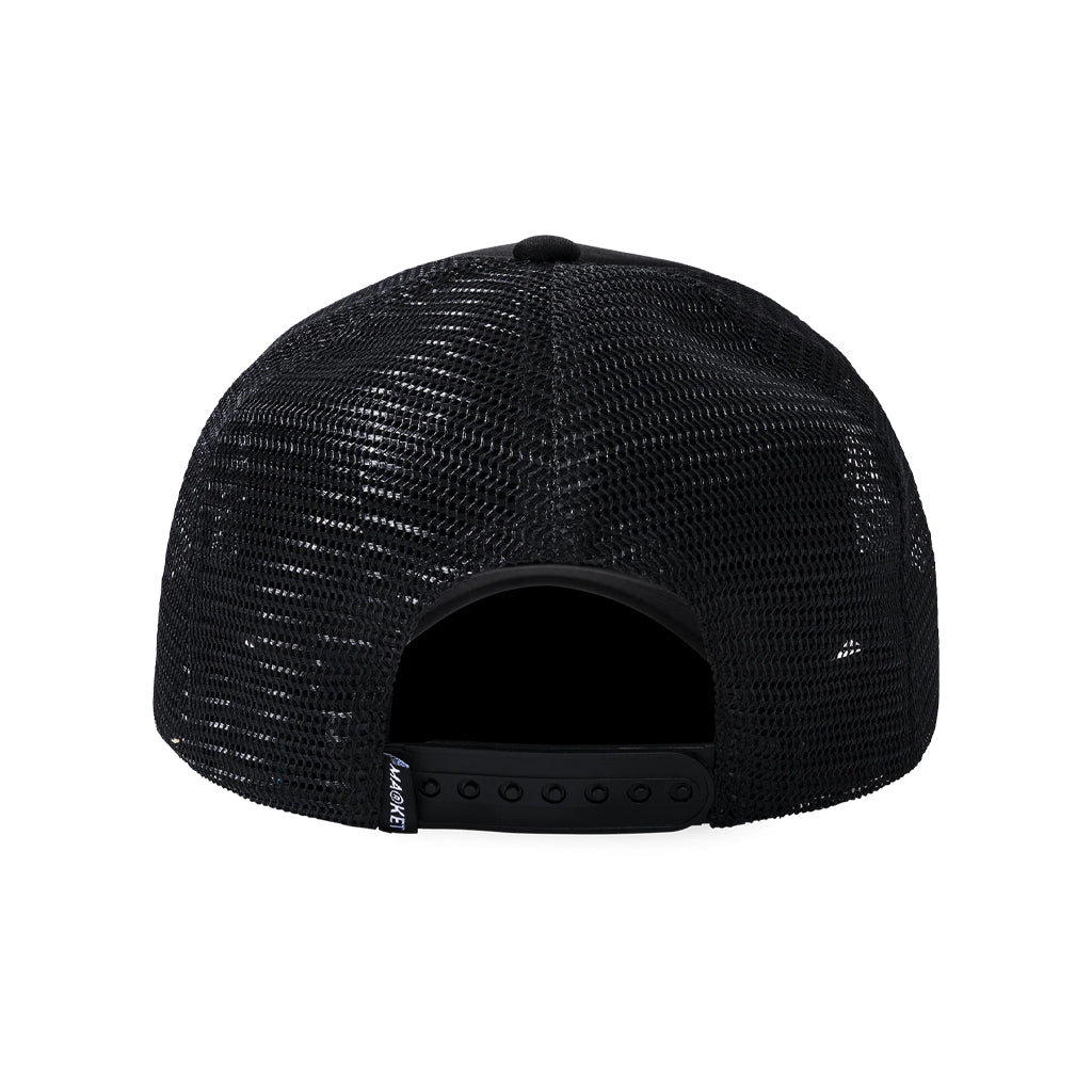 Market studded trucker hat
