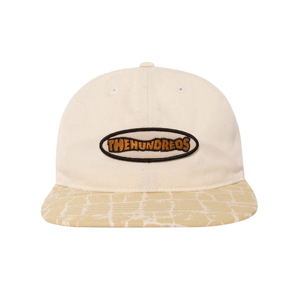 The Hundreds croc snapback off white