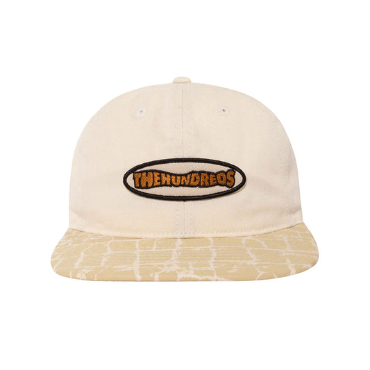 The Hundreds croc snapback off white