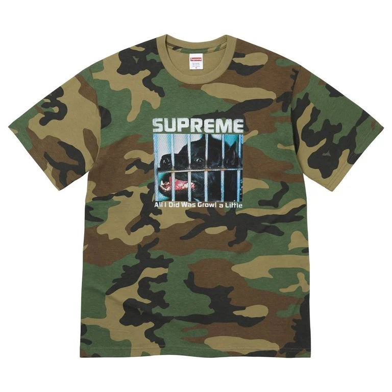 Supreme Growl Tee Camo