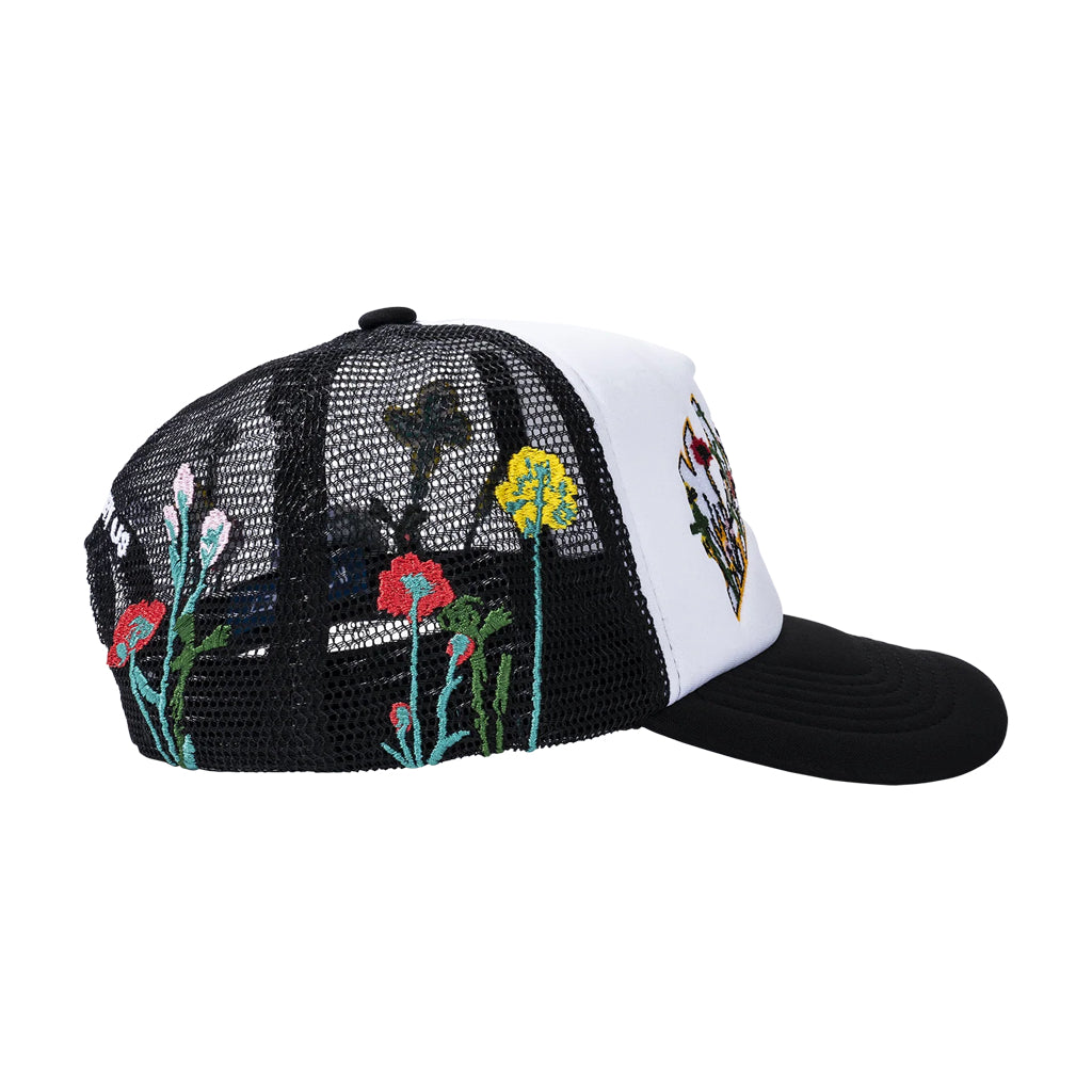 Market bouquet trucker hat