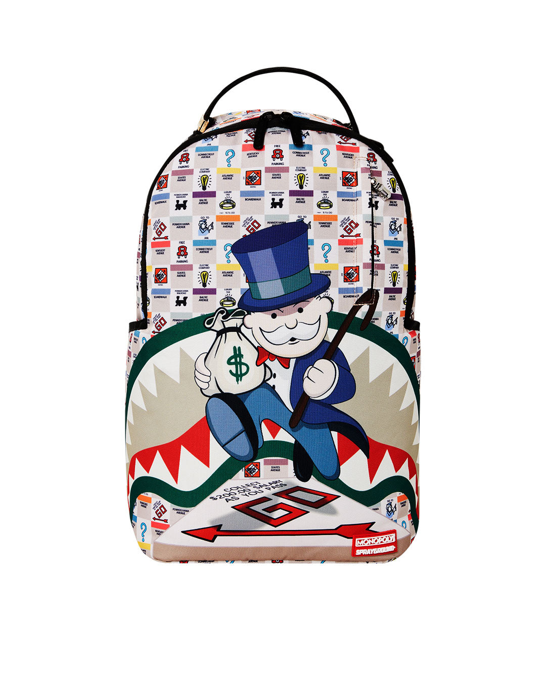 Sprayground Monopoly gotta go backpack