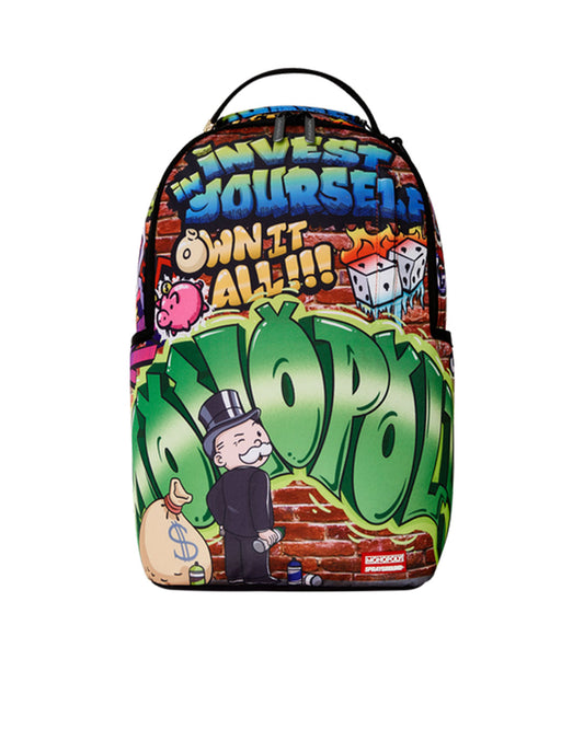 Sprayground Monopoly gold rush backpack