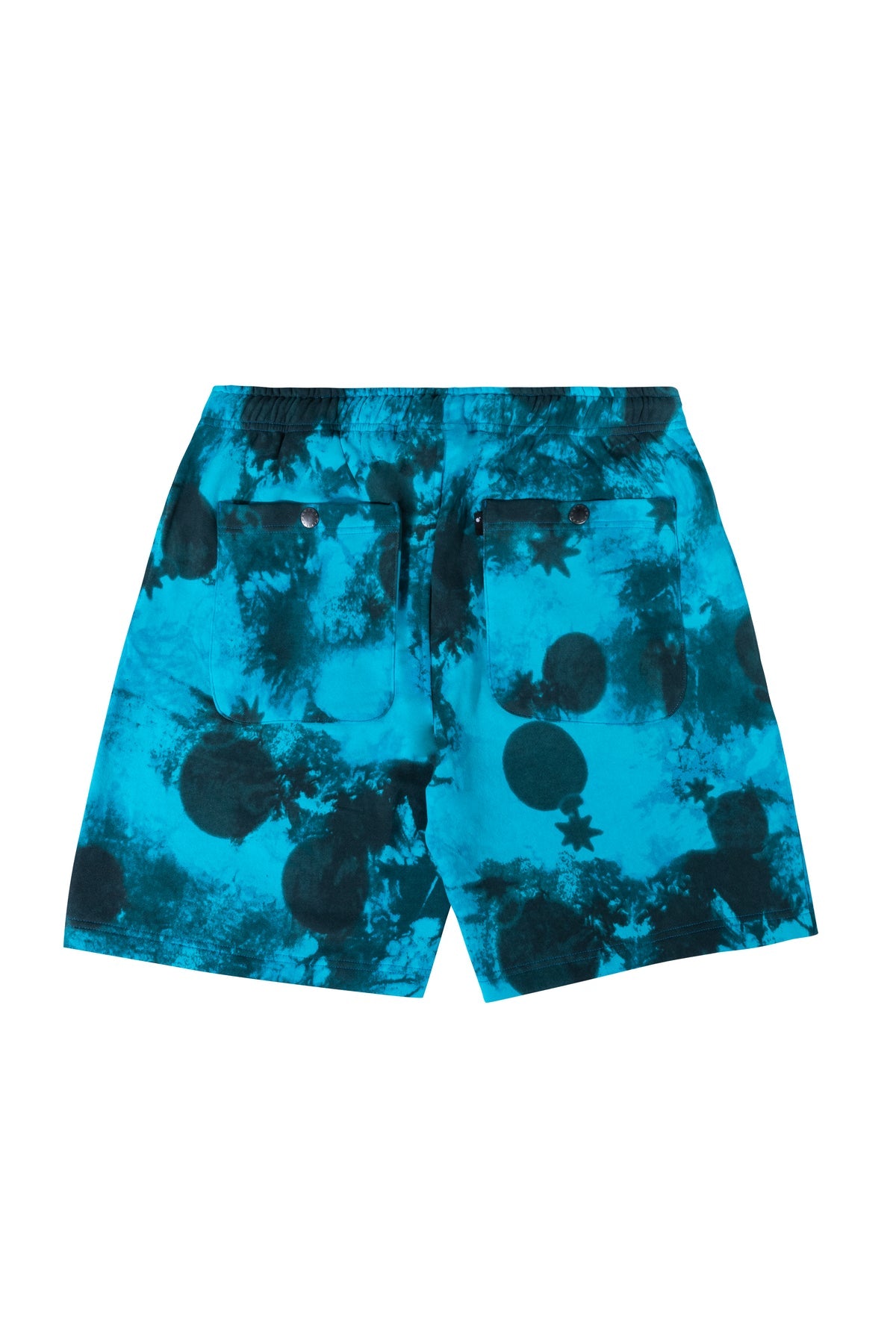 The Hundreds resist tie dye shorts teal