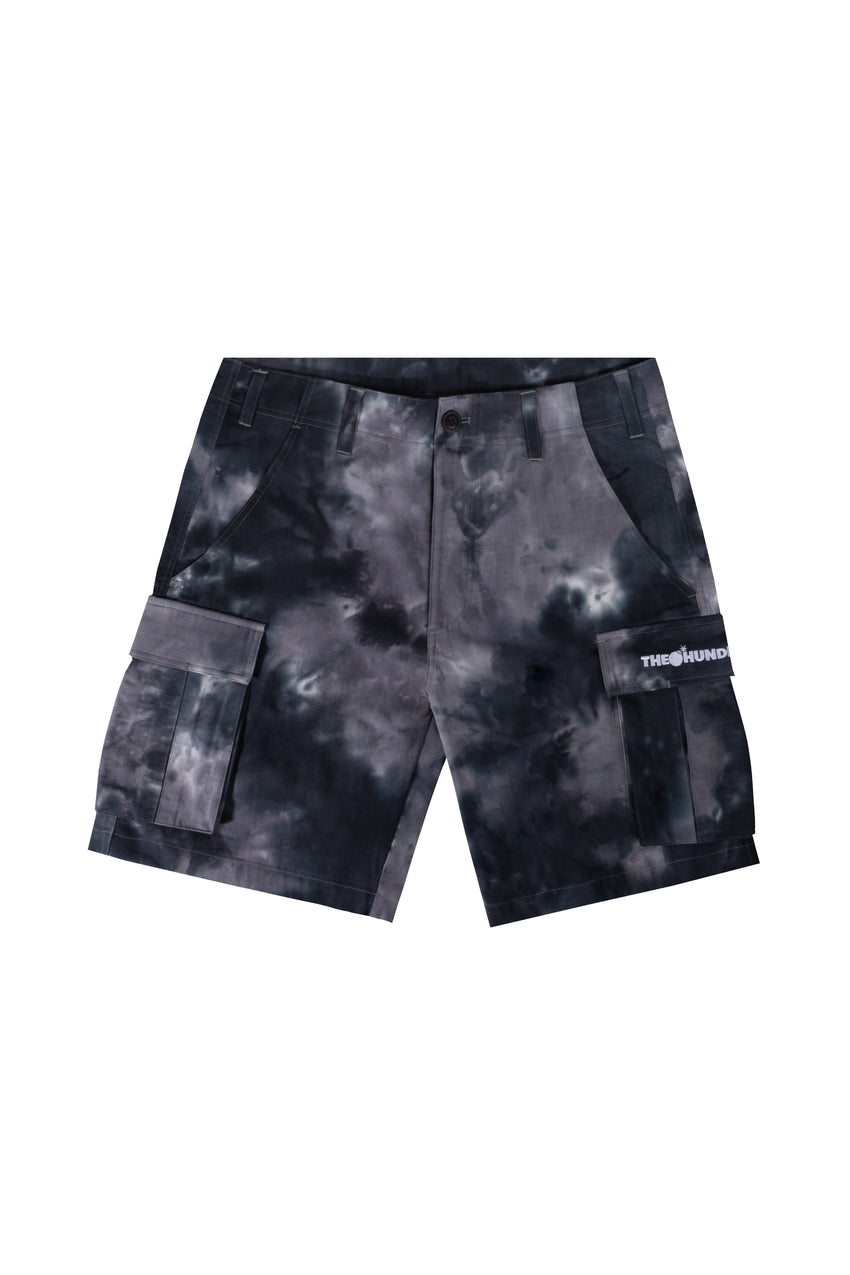 The Hundreds simi cargo shorts black