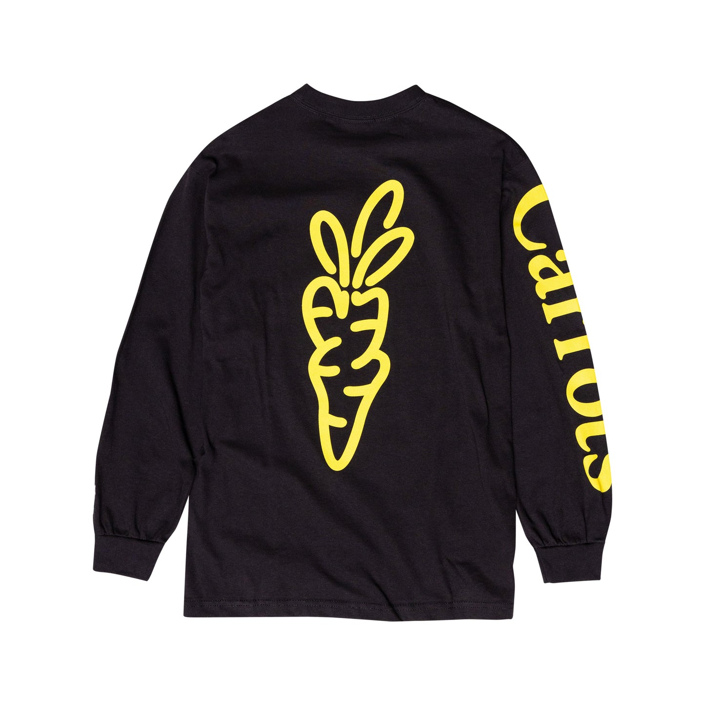 Carrots woodwork long sleeve tee black