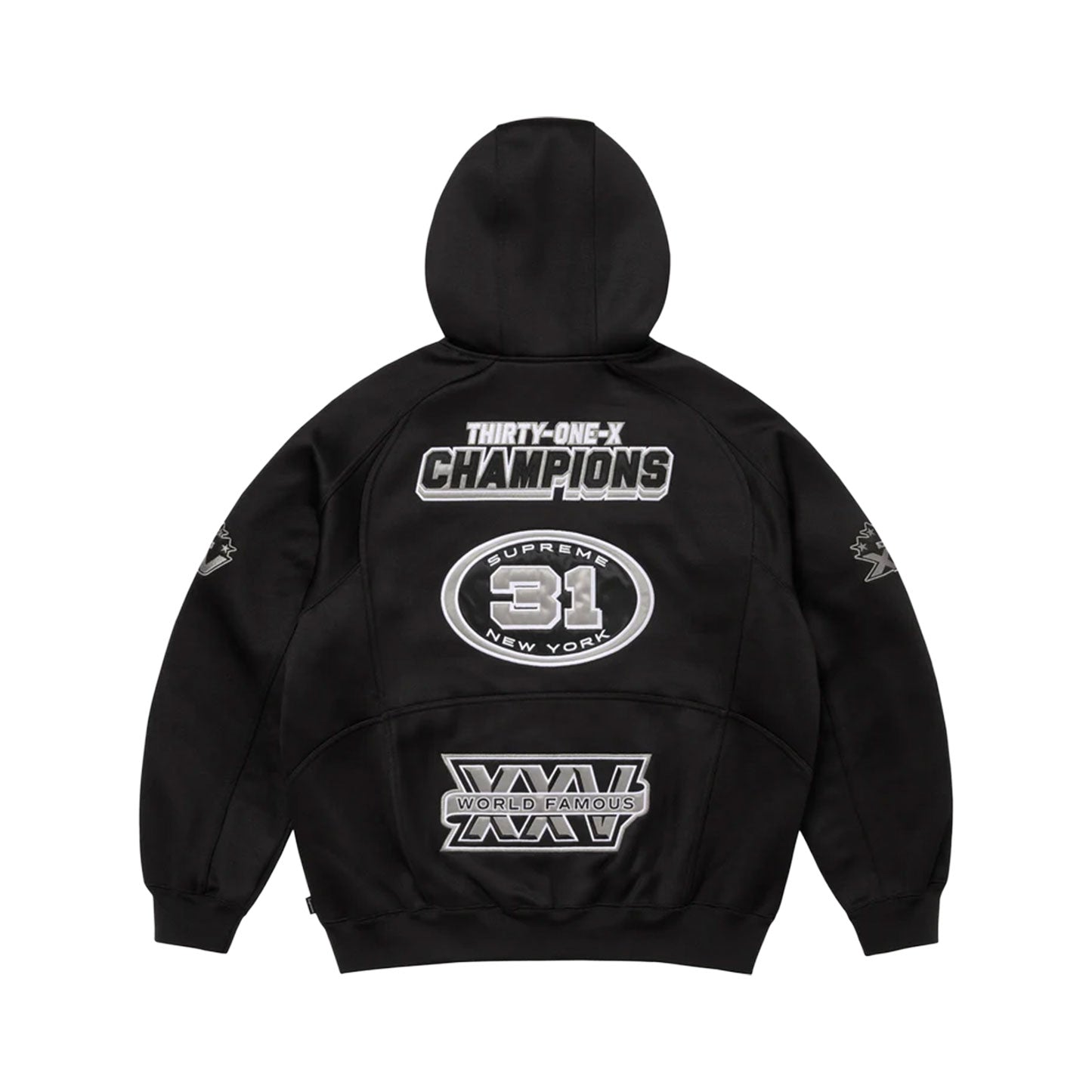 Supreme Football Zip Up Hooded Sweatshirt