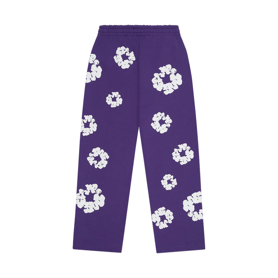 Denim tears cotton wreath baggy sweatpants purple
