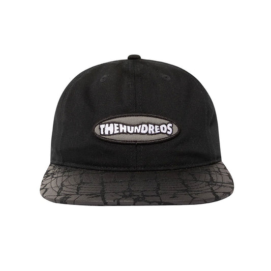 The Hundreds croc snapback black