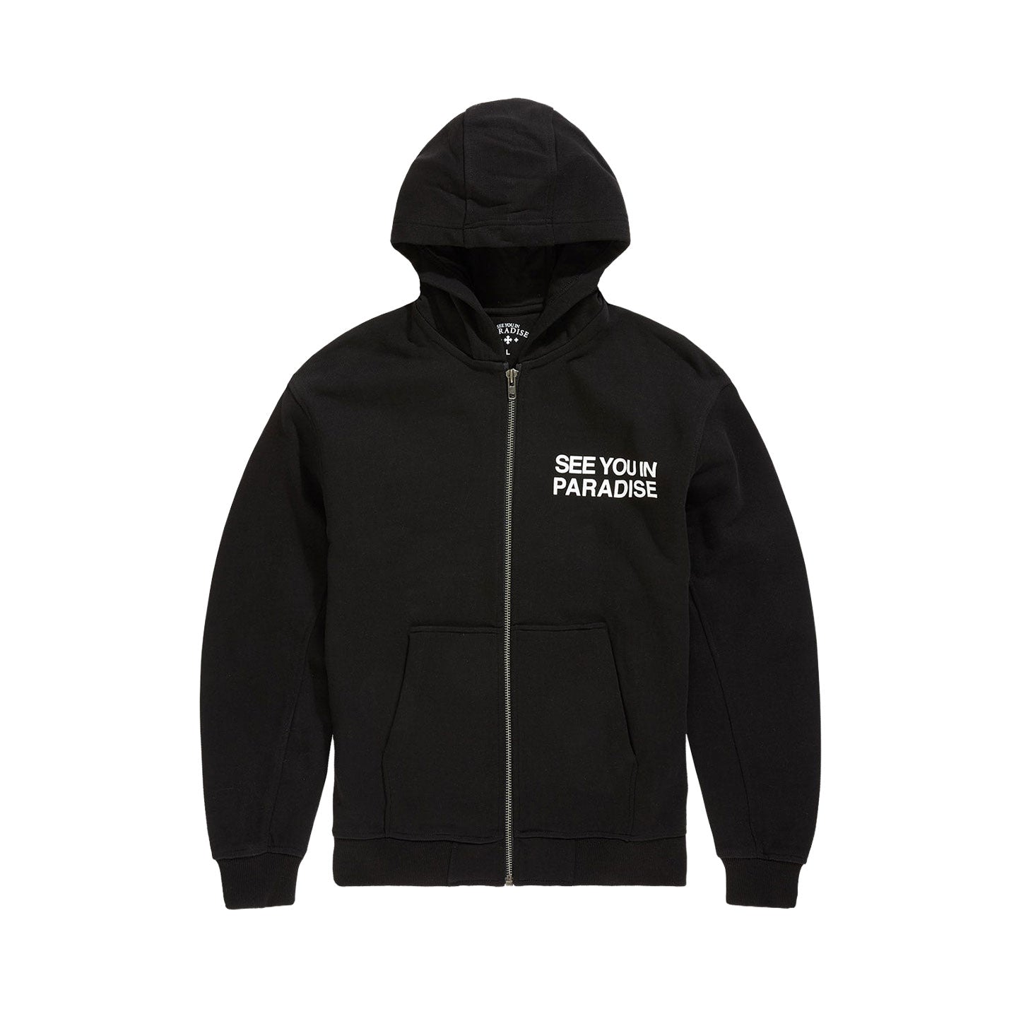 See you in Paradise washed zip up hoodie