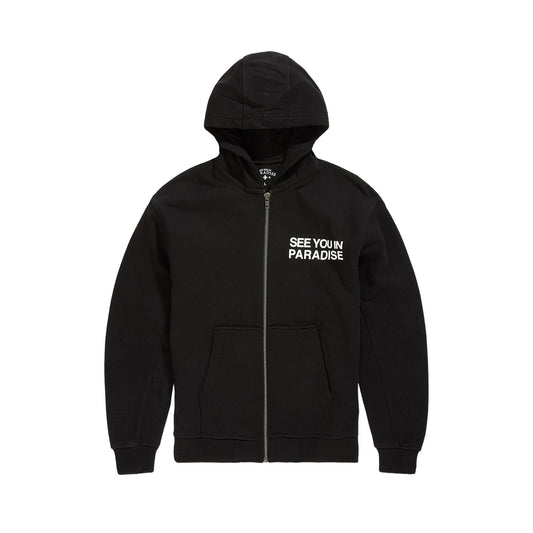 See you in Paradise washed zip up hoodie