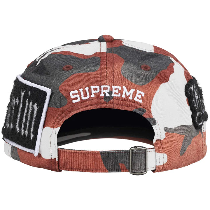 Supreme City Patches 6-Panel Hat Red Camo