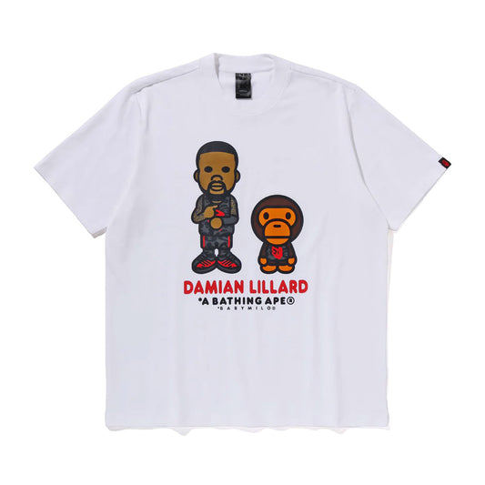 Bape x Adidas Dame Bape baby milo tee