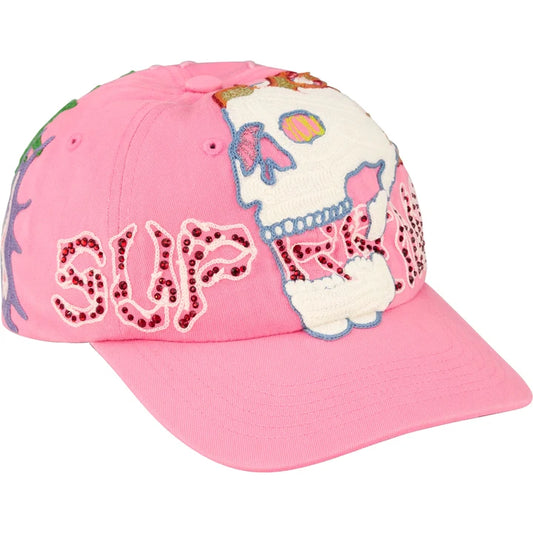 Supreme WFST 6 Panel Hat Pink