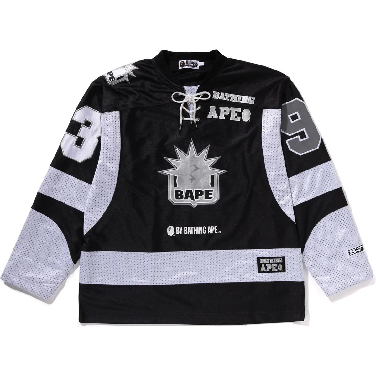 Bape multi logo L/s ice hockey jersey