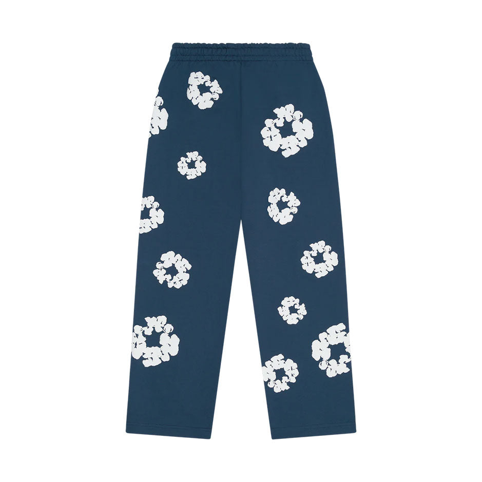 Denim tears cotton wreath baggy sweatpants navy