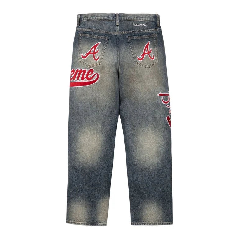 Supreme Mitchell & Ness Atlanta Braves Loose Fit Jeans