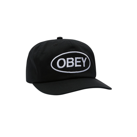 Obey oval strapback black