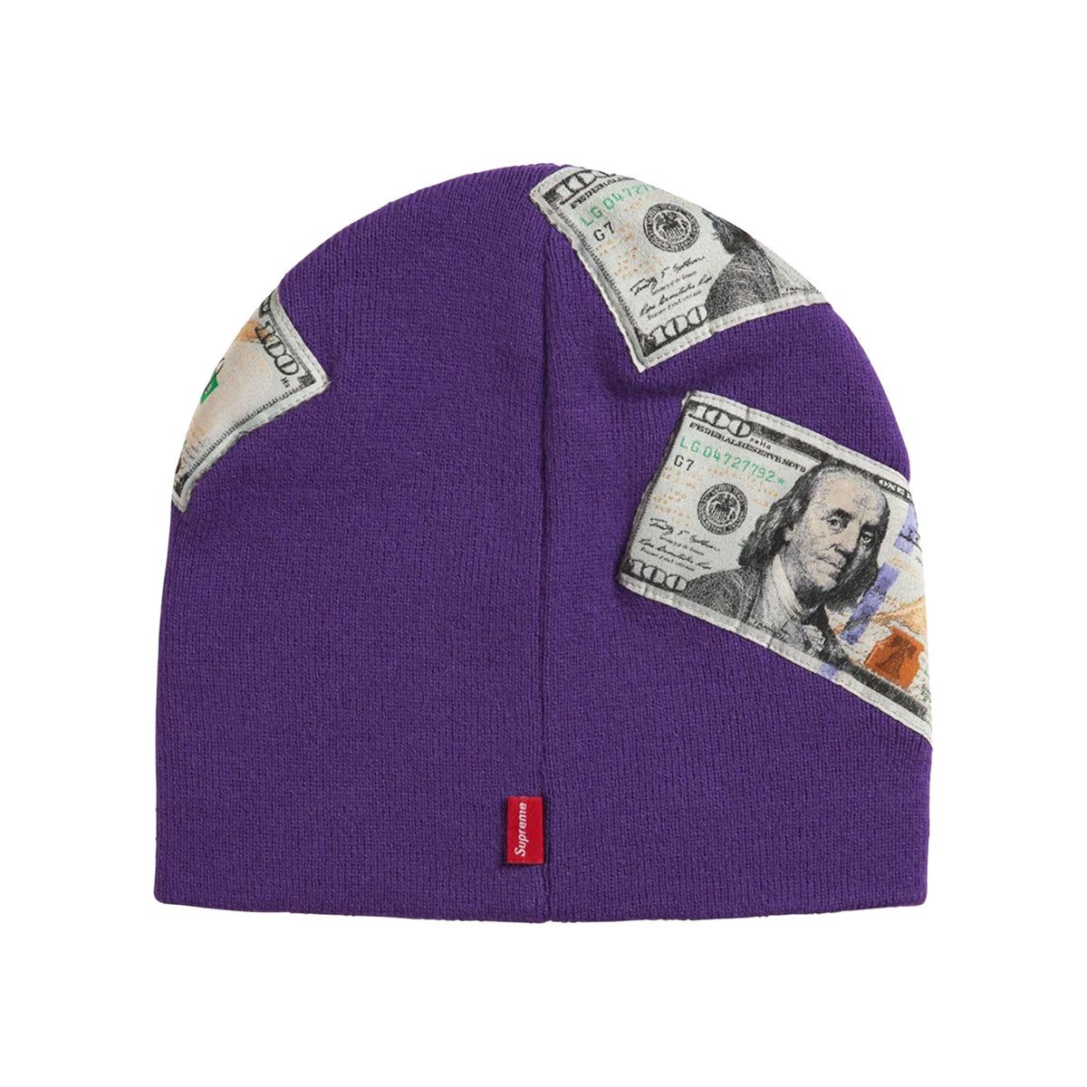 Supreme Money Beanie Purple