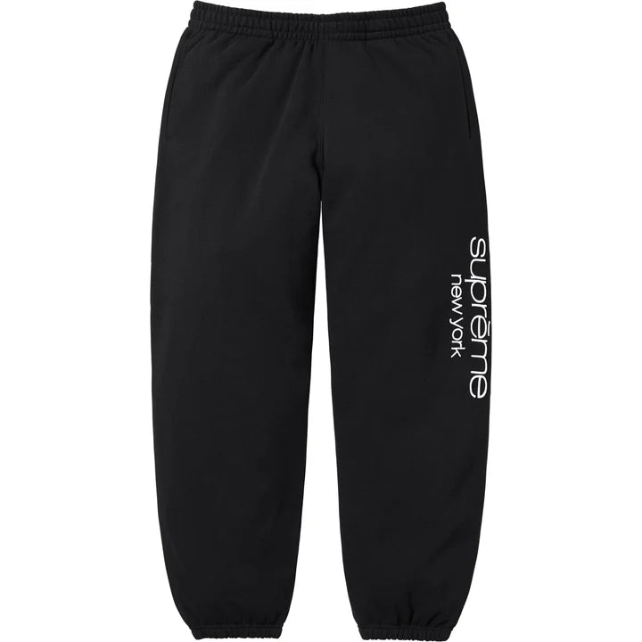 Supreme Classic Logo Sweatpants Black