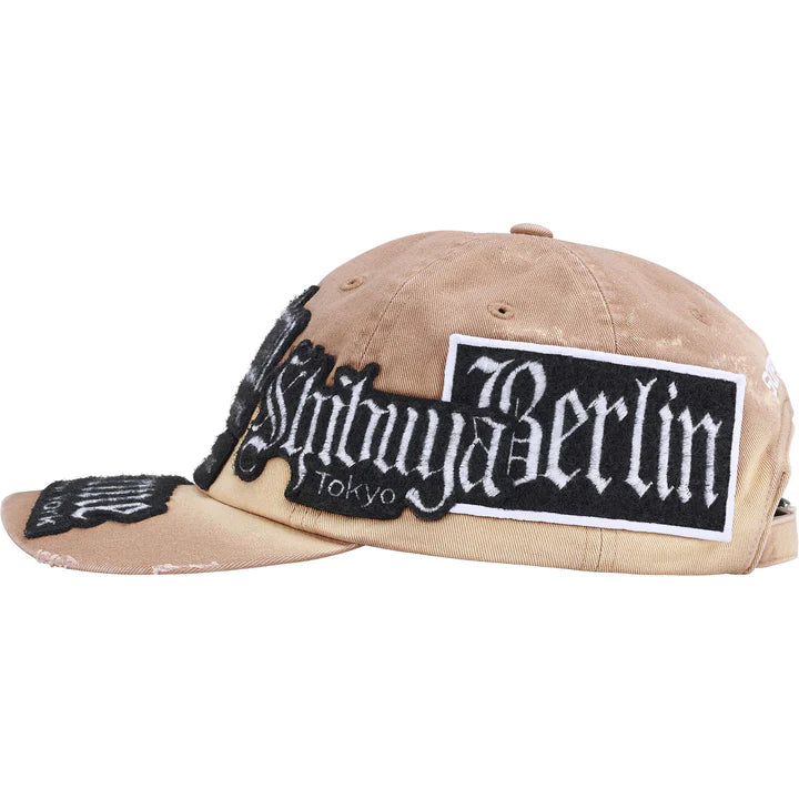 Supreme City Patches 6-Panel Hat Tan