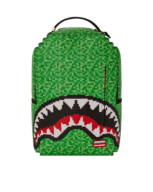 Sprayground Minecraft creeper shark backpack