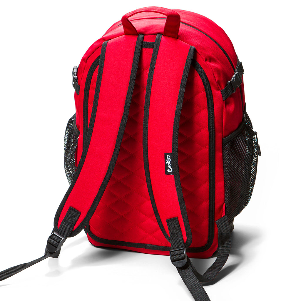 Cookies bungee smell proof backpack red