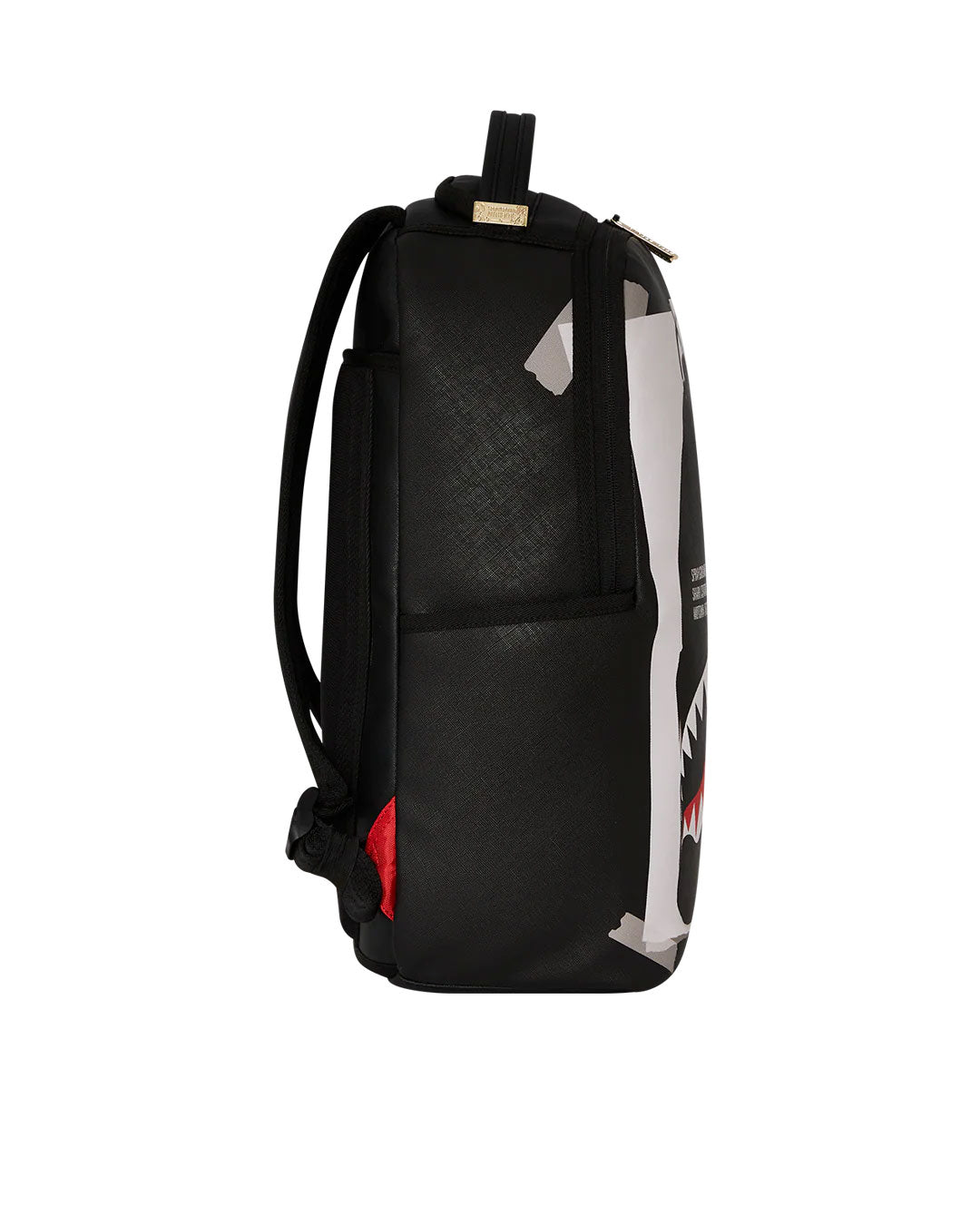 Sprayground bag on bag optical illusion sharks in Paris backpack